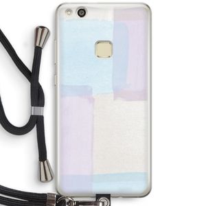 Square pastel: Huawei Ascend P10 Lite Transparant Hoesje met koord