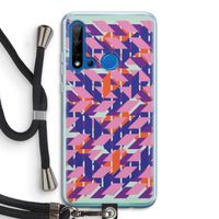 Skew Blush 3: Huawei P20 Lite (2019) Transparant Hoesje met koord