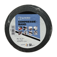 WIKRO Compressieband - Maat: 15/3 Rol 10m / Doos 200m, Verpakking: Doos
