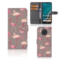 Nokia G50 | Telefoonhoesje | Met pasjeshouder | Flamingo