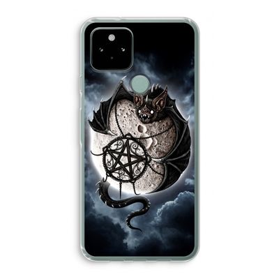 Volle maan: Google Pixel 5 Transparant Hoesje