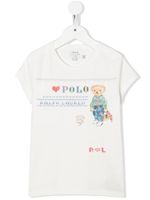 POLO RALPH LAUREN KIDS t-shirt à manches courtes - Blanc - thumbnail