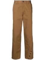 Undercoverism pantalon chino à coupe droite - Marron