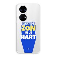 Laat de zon in je hart: Huawei P50 Transparant Hoesje