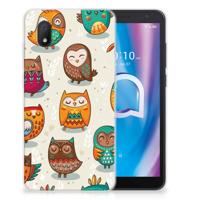 Alcatel 1B (2020) | TPU Hoesje | Vrolijke Uilen