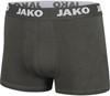 JAKO 6204 Boxershort Basic - 2-Pack - Antraciet - L