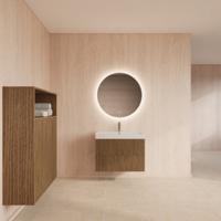 Badmeubelset BWS Hybris Castle Brown Met Wastafel 70 cm