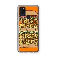 Big Macs Bigger Dreams: Samsung Galaxy A21s Transparant Hoesje