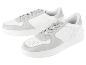 LIVERGY Heren sneakers (Wit/grijs, 44)
