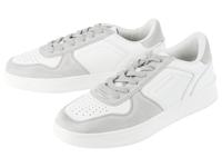 LIVERGY Heren sneakers (Wit/grijs, 44)