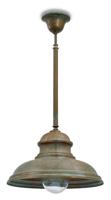 Moretti Luce Landelijke hanglamp Mill M - verouderd messing 1594.T.AR