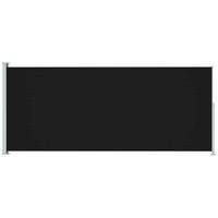 vidaXL Tuinscherm uittrekbaar 200x500 cm zwart - thumbnail