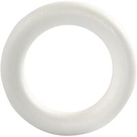Creativ Company Ring, afm 17 cm, dikte 30 mm, wit, 1 stuk