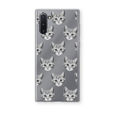 Kitten: Samsung Galaxy Note 10 Transparant Hoesje
