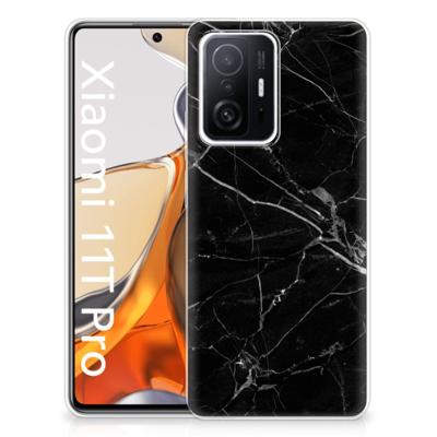 Xiaomi 11T | 11T Pro | TPU | Siliconen hoesje | Marmer Zwart - Origineel Cadeau Vader