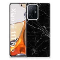 Xiaomi 11T | 11T Pro | TPU | Siliconen hoesje | Marmer Zwart - Origineel Cadeau Vader