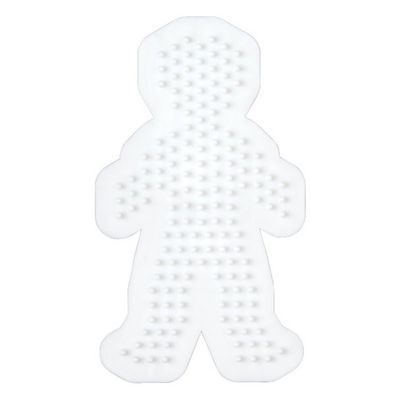 Hama Strijkkralen Grondplaat Jongen Wit Hama Strijkkralen Grondplaat Jongen Wit