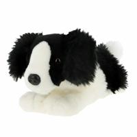 Knuffeldier Puppy Border Collie hond - zachte pluche stof - premium kwaliteit knuffels - 35 cm - thumbnail