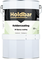 Holdbar Keldercoating Lichtgrijs (RAL 7035) 2,5 kg - thumbnail