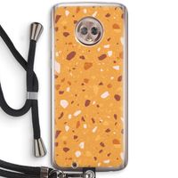 Terrazzo N°24: Motorola Moto G6 Transparant Hoesje met koord