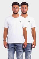 Banlieue 2 Pack T-Shirt Heren Wit - Maat XXL - Kleur: Wit | Soccerfanshop