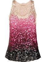 Ermanno Scervino débardeur à sequins brodés - Tons neutres Ermanno Scervino débardeur à sequins brodés - Tons neutres