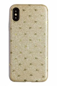 Lunso - ultra dunne backcover hoes - iPhone X / XS - star beige