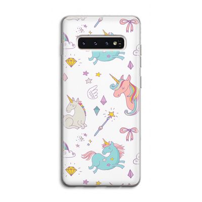 Fantasiewereld: Samsung Galaxy S10 4G Transparant Hoesje