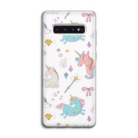 Fantasiewereld: Samsung Galaxy S10 4G Transparant Hoesje
