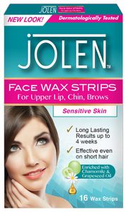 Jolen Face Wax Strips