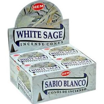 HEM Wierook Kegel Witte Salie (12 pakjes)