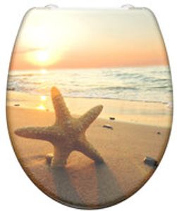 Duroplast WC-bril SEA STAR met soft-close en quick-release