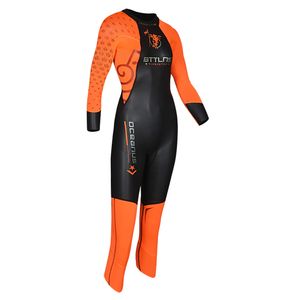 BTTLNS Oceanus 1.0 lange mouw wetsuit kinderen 10