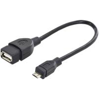 Raspberry Pi® SC0006 USB-adapter Raspberry Pi® [1x Micro-USB 2.0 B stekker - 1x USB 2.0 bus A] 8 cm Wit