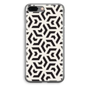 Crazy pattern: iPhone 8 Plus Transparant Hoesje