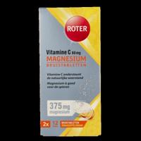 Bruistabletten vit C + magnesium duopack 24 Bruistabletten