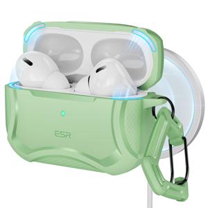 AirPods Pro (2023/2022/2019) Cyber Tough Case (HaloLock) Light Green