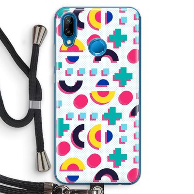 8-bit N°2: Huawei P20 Lite Transparant Hoesje met koord 8-bit N°2: Huawei P20 Lite Transparant Hoesje met koord