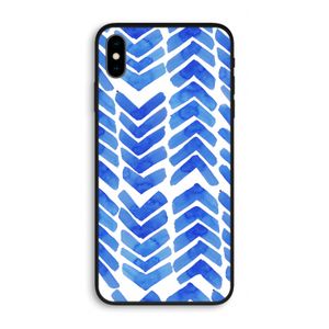 Blauwe pijlen: iPhone XS Max Biologisch afbreekbaar hoesje