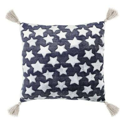 Kussen Sterren (40 X 40 cm) 119628 Kleur Marineblauw