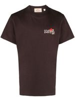Deus Ex Machina t-shirt en coton recyclé à logo imprimé - Marron
