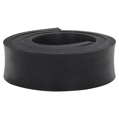 VidaXL Rubberen rand voor sneeuwploeg 200x10x2 cm zwart