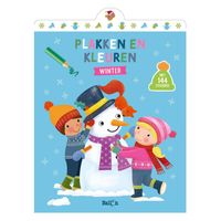 Boek Specials Nederland BV Plaken Kleur Stickerboek Winter - thumbnail
