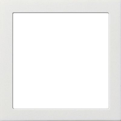 Gira F100 verloopraam voor 55x55mm onderdelen zuiverwit glanzend