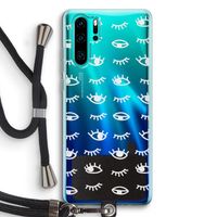 Eye pattern #3: Huawei P30 Pro Transparant Hoesje met koord