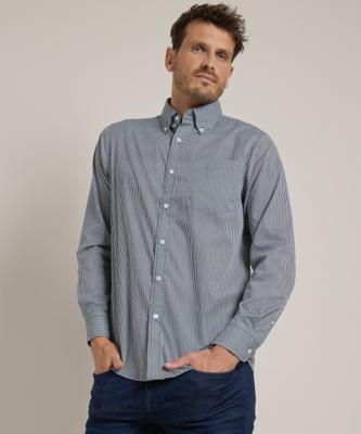 overhemd met streepjesprint overhemd met streepjesprint