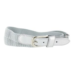 Oxxy elastische verstelbare riem glitter silver Maat