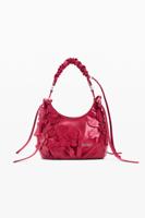Kleine tas met bloemapplicaties - RED - U