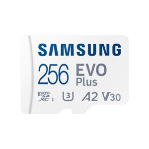Samsung EVO Plus microSD Card 256GB Micro SD-kaart Wit