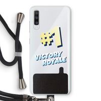 Victory Royale: Samsung Galaxy A70 Transparant Hoesje met koord